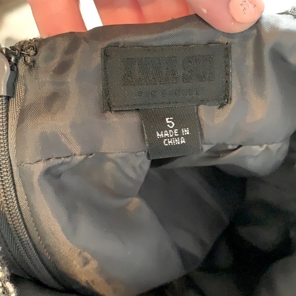 🎉HP🎉Anna Sui, Gray Tweed Dress w/Silver Bangled Fringe, Such A COOL Piece! - Picture 11 of 14